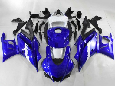 2022-2024 Yamaha YZF R3/R25 Motorcycle Fairings - Blue White Matte Black Australia for Sale