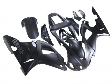 1998-1999 Yamaha YZF 1000 R1 Motorcycle Fairings - Matte Black Glossy Black Australia for Sale