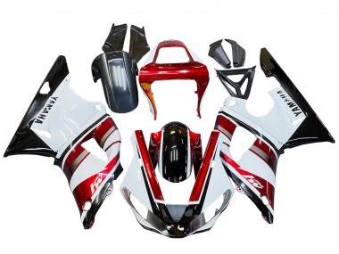 2000-2001 Yamaha YZF 1000 R1 Motorcycle Fairing - Red White Glossy Black Australia for Sale