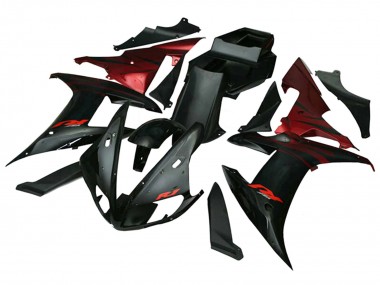 2002-2003 Yamaha YZF 1000 R1 Motorcycle Fairings - Red Black Flame Australia for Sale