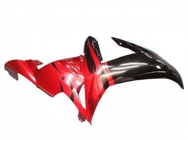 2002-2003 Yamaha YZF 1000 R1 Motorcycle Fairings - Glossy Black Red Flame Australia for Sale