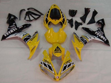2004-2006 Yamaha YZF 1000 R1 Motorcycle Fairings - Yellow White Glossy Black Australia for Sale