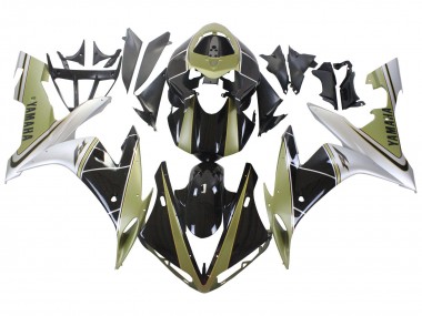 2004-2006 Yamaha YZF 1000 R1 Motorcycle Fairings - Light Gold White Glossy Black Australia for Sale