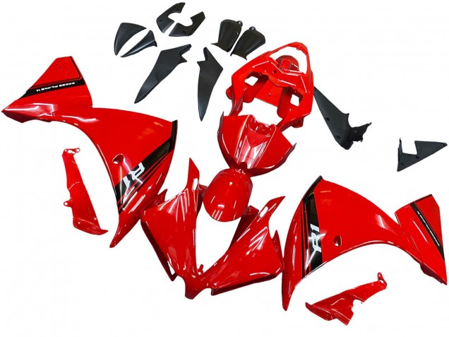 2012-2014 Yamaha YZF 1000 R1 Motorcycle Fairing - Red Glossy Black Australia for Sale