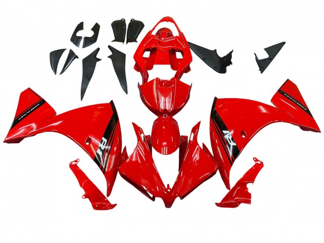 2012-2014 Yamaha YZF 1000 R1 Motorcycle Fairing - Red Glossy Black Australia for Sale