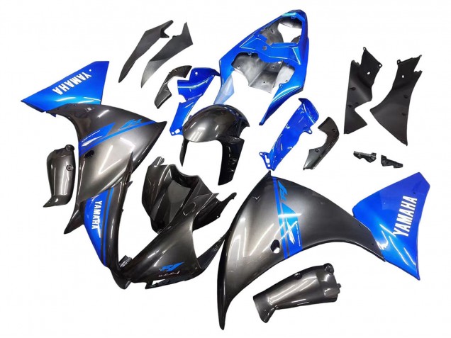 2012-2014 Yamaha YZF 1000 R1 Motorcycle Fairings - Blue Glossy Black Australia for Sale