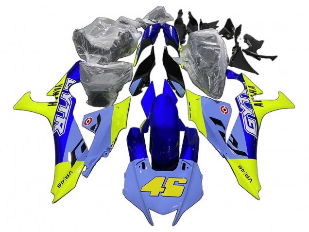 2020-2025 Yamaha YZF 1000 R1 Motorcycle Fairings - Blue Yellow GYTR 46 Australia for Sale