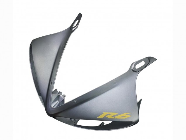 2003-2004 Yamaha YZF R6 Motorcycle Fairings - Matte Grey Matte Black Gold Decals Australia for Sale