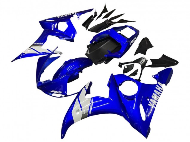 2005 Yamaha YZF 600 R6 Motorcycle Fairing - Blue White Australia for Sale