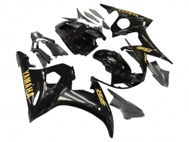 2005 Yamaha YZF 600 R6 Motorcycle Fairings - Black Gold Australia for Sale