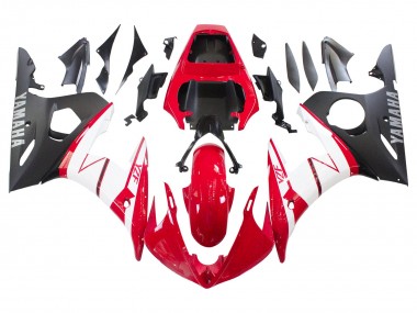 2005 Yamaha YZF 600 R6 Motorcycle Fairings - Red White Matte Black Australia for Sale