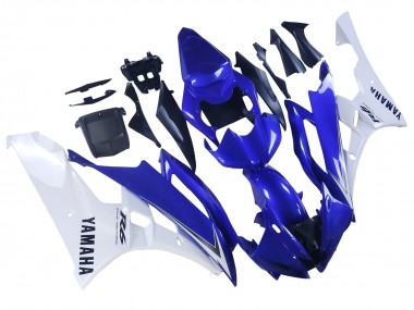 2006-2007 Yamaha YZF 600 R6 Motorcycle Fairings - White Blue Black Australia for Sale