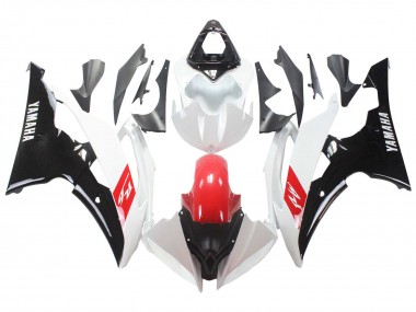 2008-2016 Yamaha YZF 600 R6 Motorcycle Fairings - White Red Glossy Black Australia for Sale