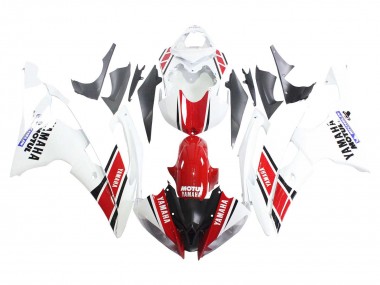 2008-2016 Yamaha YZF 600 R6 Motorcycle Fairings - White Red Black Motul Michelin Australia for Sale