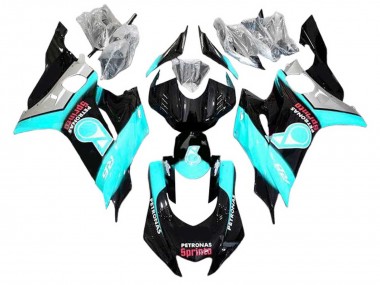 2008-2016 Yamaha YZF 600 R6 Motorcycle Fairings - Light Blue Glossy Black Petronas Australia for Sale