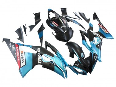 2008-2016 Yamaha YZF 600 R6 Motorcycle Fairings - Light Blue Matte Black Petronas ENEOS Australia for Sale
