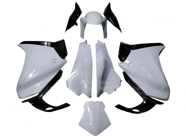 2010-2014 Honda VFR 1200 Motorcycle Fairings - White Glossy Black Australia for Sale