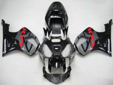 2000-2006 Honda VTR1000 Motorcycle Fairings - Glossy Black Grey Australia for Sale