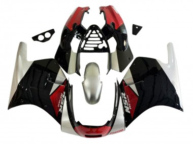 1988-1989 Honda NSR250R Motorcycle Fairings - Silver Red Glossy Black Australia for Sale