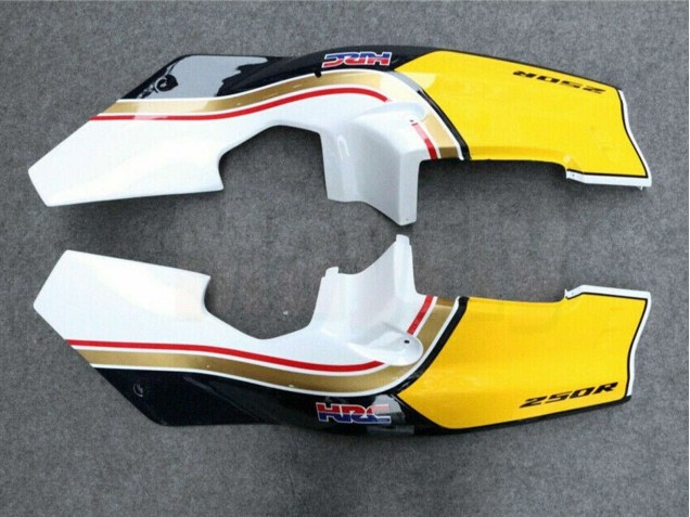 1988-1989 Honda NSR250R Motorcycle Fairings - White Yellow Gold Glossy Black Australia for Sale