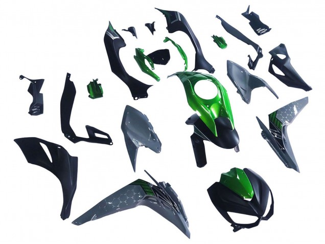 2014-2019 Kawasaki Z1000 Motorcycle Fairings - Black Green Grey Australia for Sale