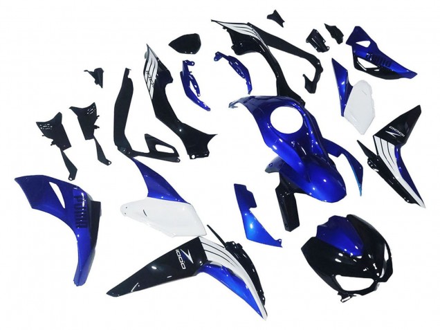 2014-2019 Kawasaki Z1000 Motorcycle Fairings - White Blue Black Australia for Sale