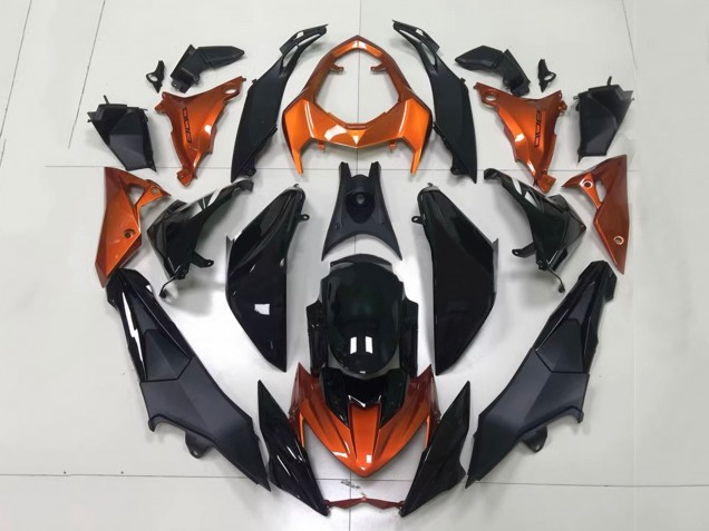 2014-2019 Kawasaki Z1000 Motorcycle Fairings - Orange Glossy Black Matte Black Australia for Sale