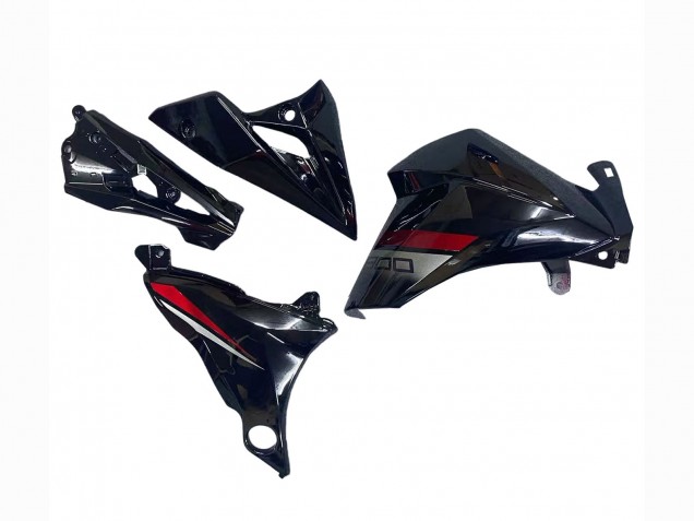 2013-2018 Kawasaki Z800 Motorcycle Fairings - Glossy Black Red Australia for Sale
