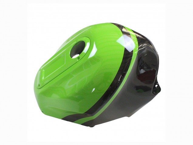 2002-2006 Kawasaki ZX12R Motorcycle Fairing - Green Glossy Black Elf Touch4 Monster Australia for Sale