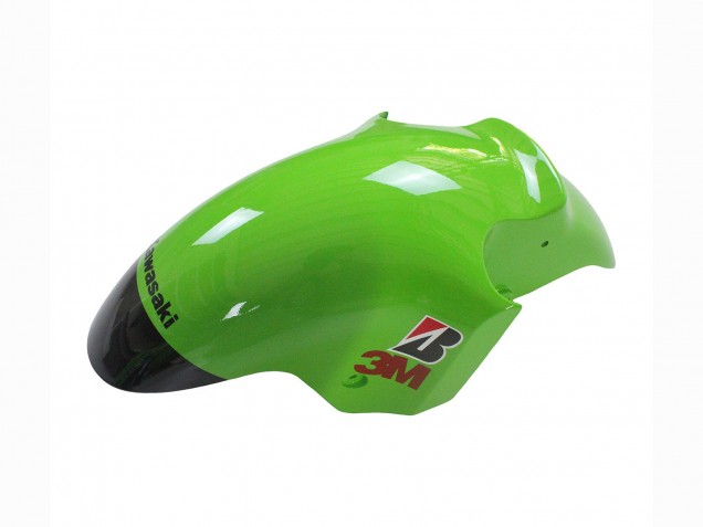 2002-2006 Kawasaki ZX12R Motorcycle Fairing - Green Glossy Black Elf Touch4 Monster Australia for Sale