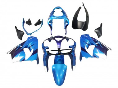 2000-2001 Kawasaki ZX9R Motorcycle Fairings - Blue Black Australia for Sale