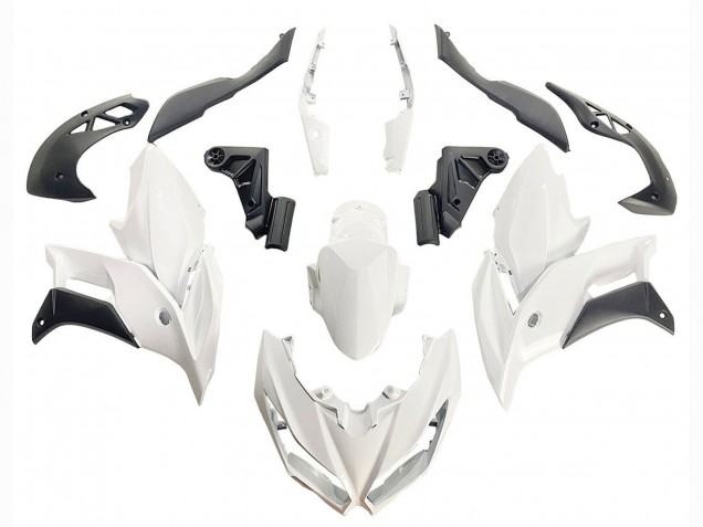 2015-2021 Kawasaki Versys 650 Motorcycle Fairings - White Matte Black Australia for Sale