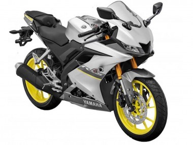 2018-2024 Yamaha YZF R15 Motorcycle Fairings - Matte Silver Yellow Australia for Sale