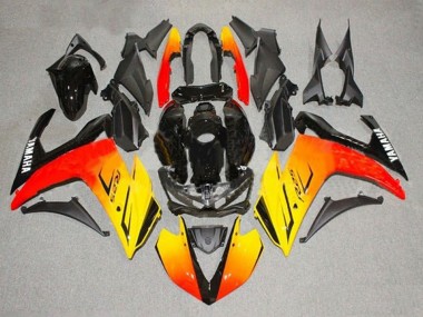 2015-2018 Yamaha YZF R3/R25 Motorcycle Fairings - Yellow Red Black Australia for Sale