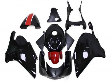 1999-2004 Aprilia RS250 Motorcycle Fairings - Glossy Black Red Australia for Sale