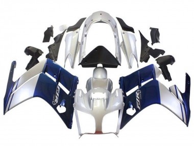 2007-2012 Yamaha FJR1300 Motorcycle Fairings - Dark Blue Silver Australia for Sale