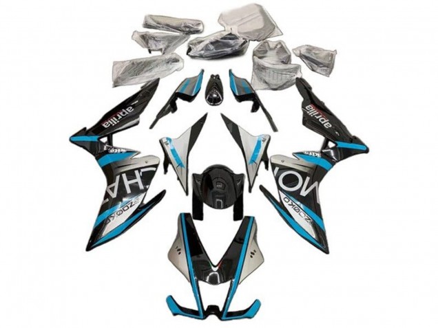 2009-2015 Aprilia RSV4 1000 Motorcycle Fairings - Silver Black Blue Australia for Sale