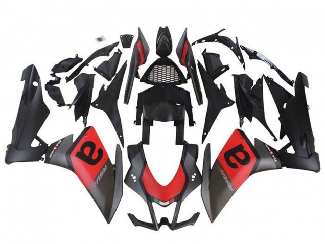 2009-2015 Aprilia RSV4 1000 Motorcycle Fairings - Matte Black Red Australia for Sale