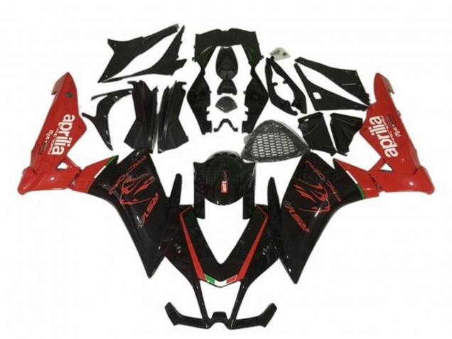 2009-2015 Aprilia RSV4 1000 Motorcycle Fairing - Black Red Australia for Sale