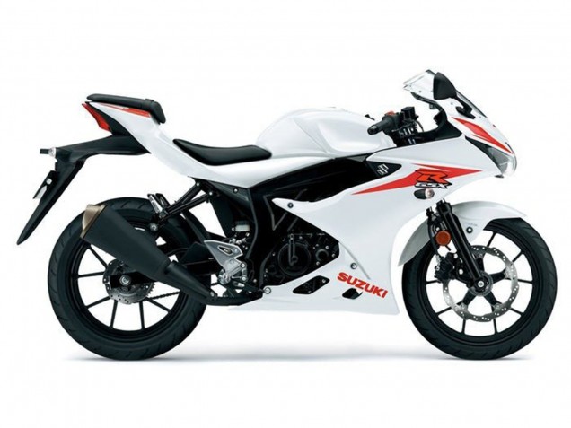 2017-2025 Suzuki GSXR125 Motorcycle Fairings - White Red Australia for Sale
