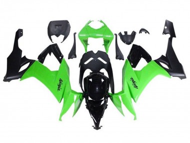 2008-2010 Kawasaki ZX10R Motorcycle Fairings - Green Black Australia for Sale