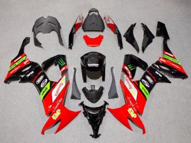 2008-2010 Kawasaki ZX10R Motorcycle Fairings - Red Green Black Yellow Australia for Sale