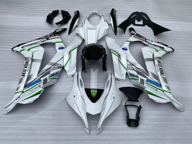 2016-2020 Kawasaki ZX10R Motorcycle Fairings - White Silver Green Blue Black Trick Star Australia for Sale