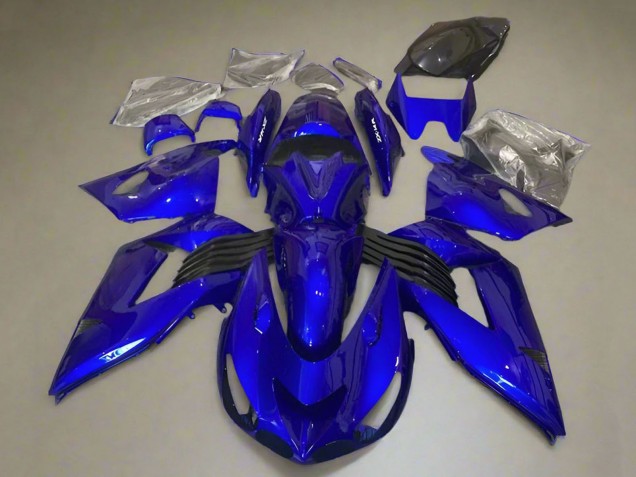 2006-2011 Kawasaki ZX14R ZZR1400 Motorcycle Fairing Kits - Blue Australia for Sale
