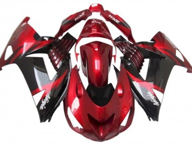 2012-2024 Kawasaki ZX14R ZZR1400 Motorcycle Fairings - Red Glossy Black White Ninja Australia for Sale