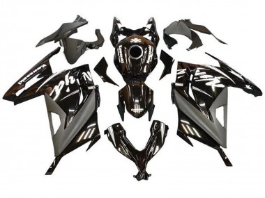 2013-2024 Kawasaki EX300 Motorcycle Fairings - Glossy Black Matte Black White Australia for Sale