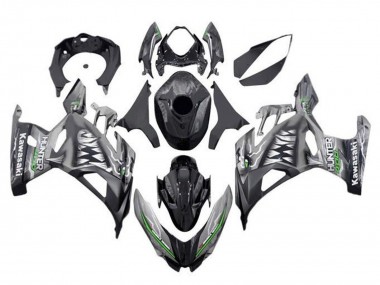 2018-2024 Kawasaki Ninja 400 Motorcycle Fairings - Nardo Grey Black Shark Australia for Sale