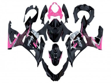 2018-2024 Kawasaki Ninja 400 Motorcycle Fairing - Glossy Black Pink White Australia for Sale