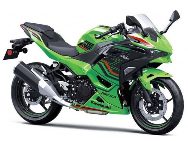 2024-2025 Kawasaki Ninja 500 EX500R Motorcycle Fairings - Green Black Red Australia for Sale