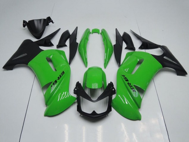 2006-2008 Kawasaki Ninja 650 EX650 Motorcycle Fairings - Green Black Australia for Sale